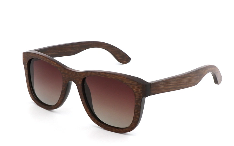 Classic Design Bamboo and Wooden Frame Tac Sunglasses