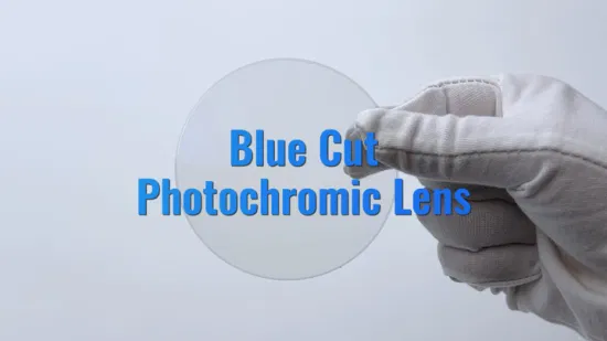 Índice 1.56 Lente Bloqueadora de Luz Azul UV420 Óculos de Resina de Proteção Oftalmológica Lentes de Óculos Hmc com Corte Azul